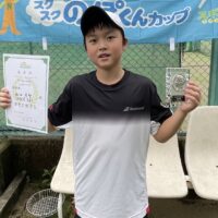山口月聖選手、「スクスクのっぽくんカップ　京都城陽大会U12」にて準優勝